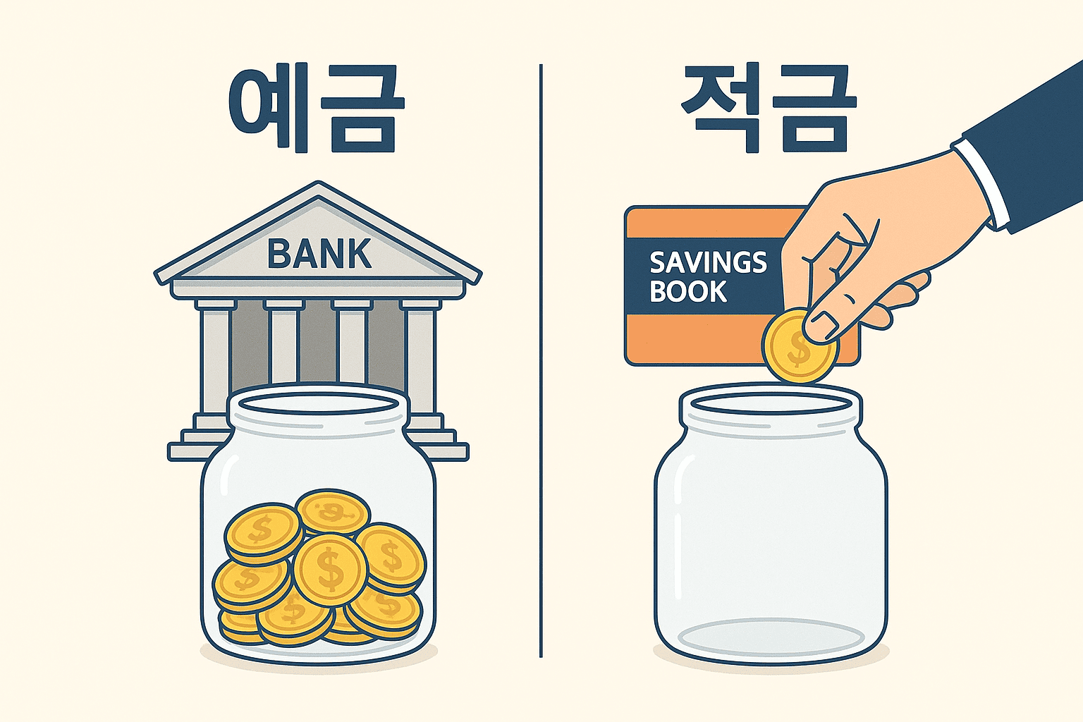 예금과 적금의 차이