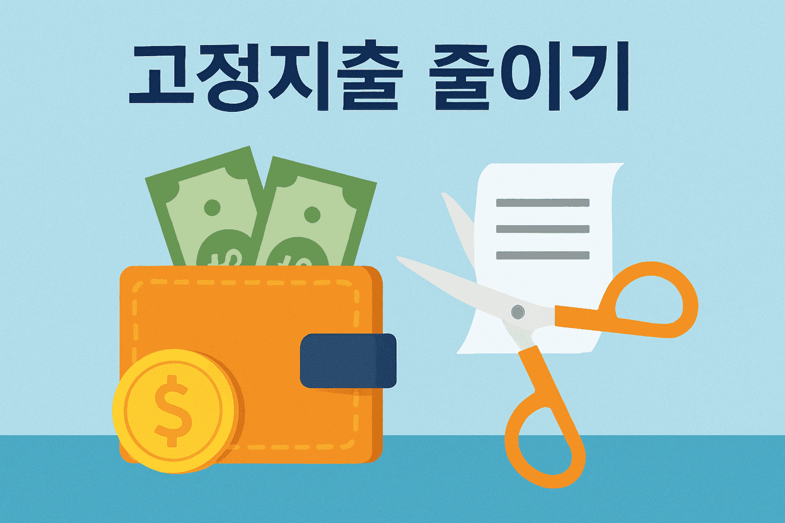 고정지출 줄이기
